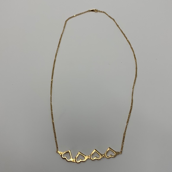 Hearts in Motion Necklace Avon 18" - Picture 2 of 6
